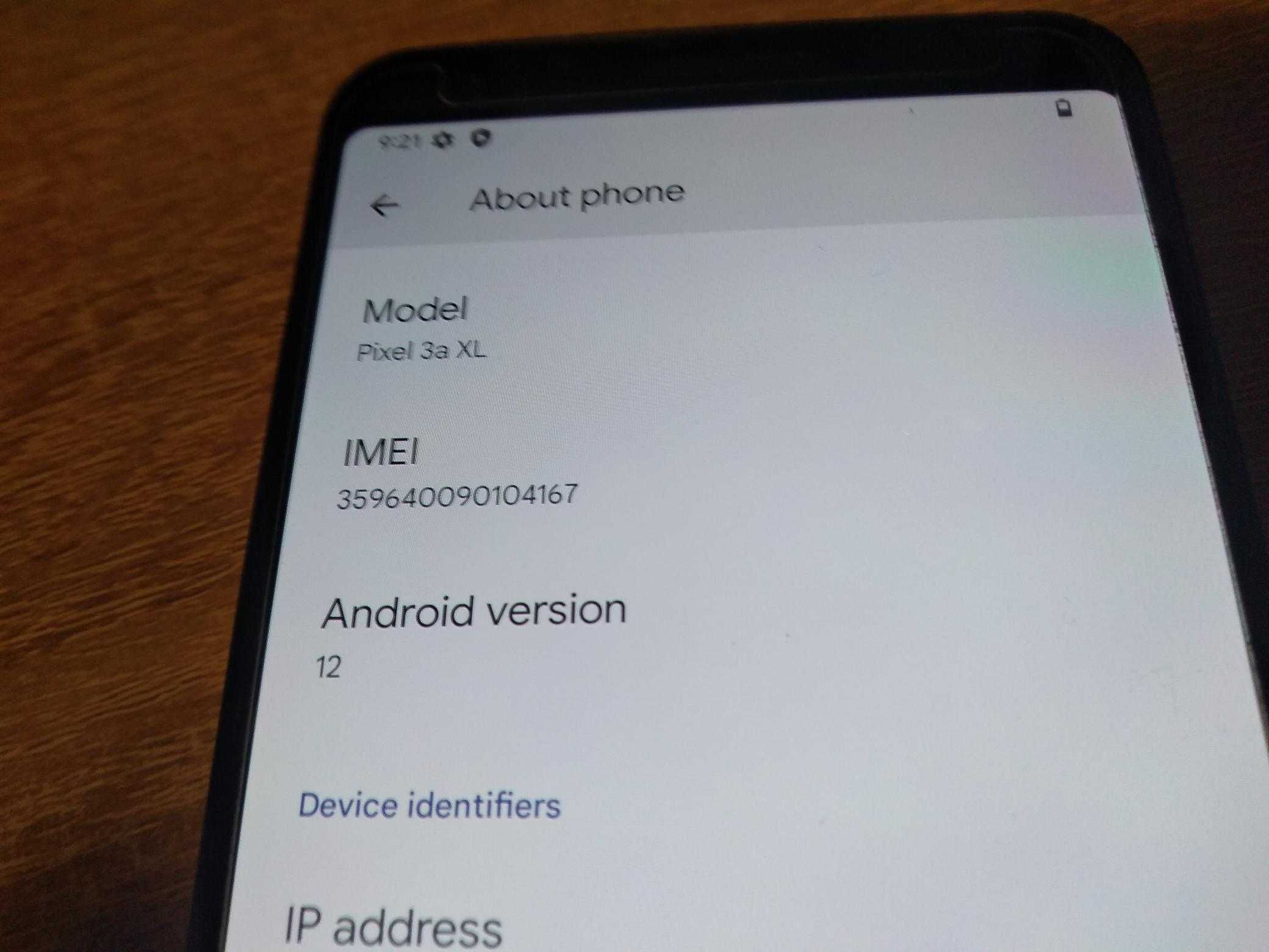 Google Pixel 3a XL
