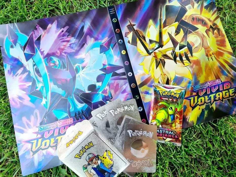 Zestaw nowy dla dziecka album A4 + karty Pokemon