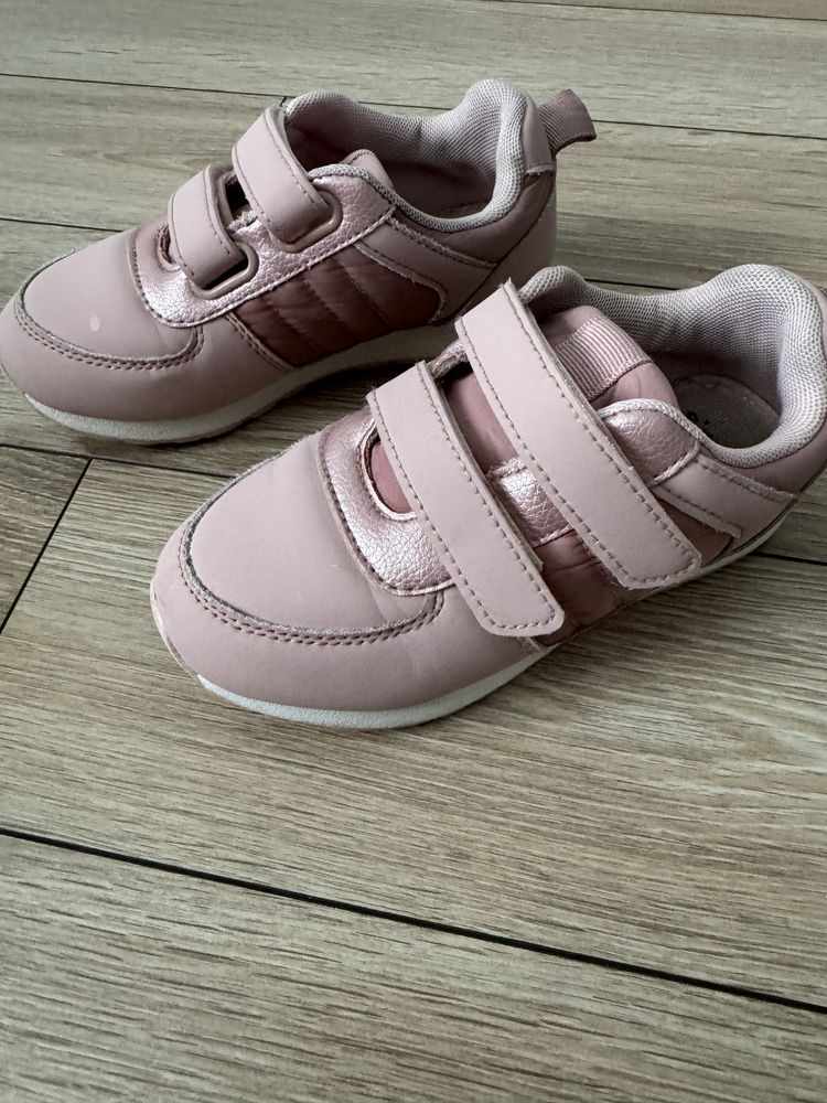 Sinsay różowe sneakersy na rzepy rozmiar 30