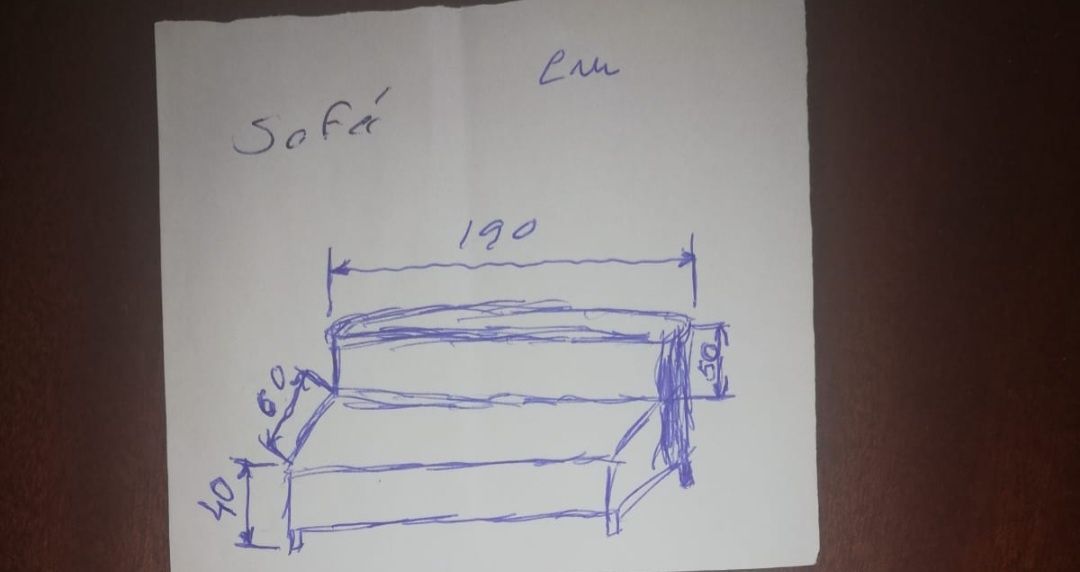 Sofa-cama castanho