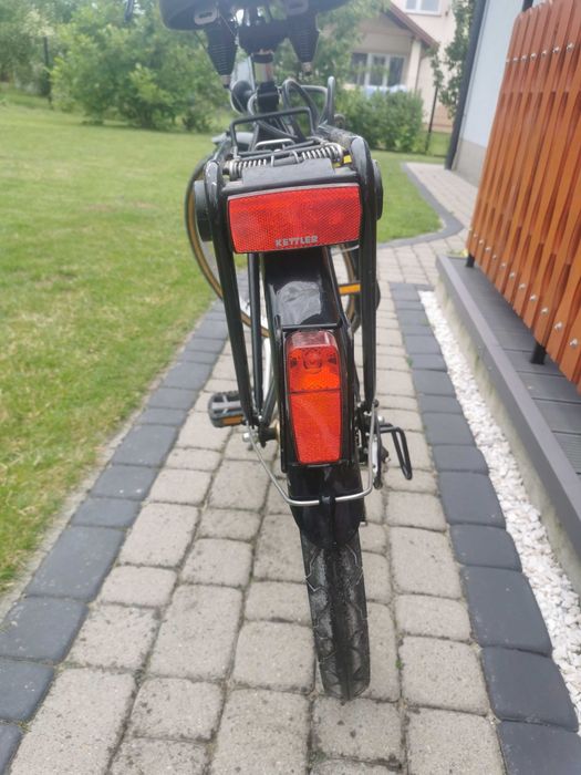 Rower Kettler City Cruiser Biegi Dzwonek Bagażnik Czarny