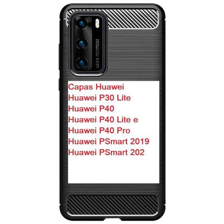 Capa Huawei P40/P40Lite E/P40Pro/PSmart2019/PSmart2021 (Preto)