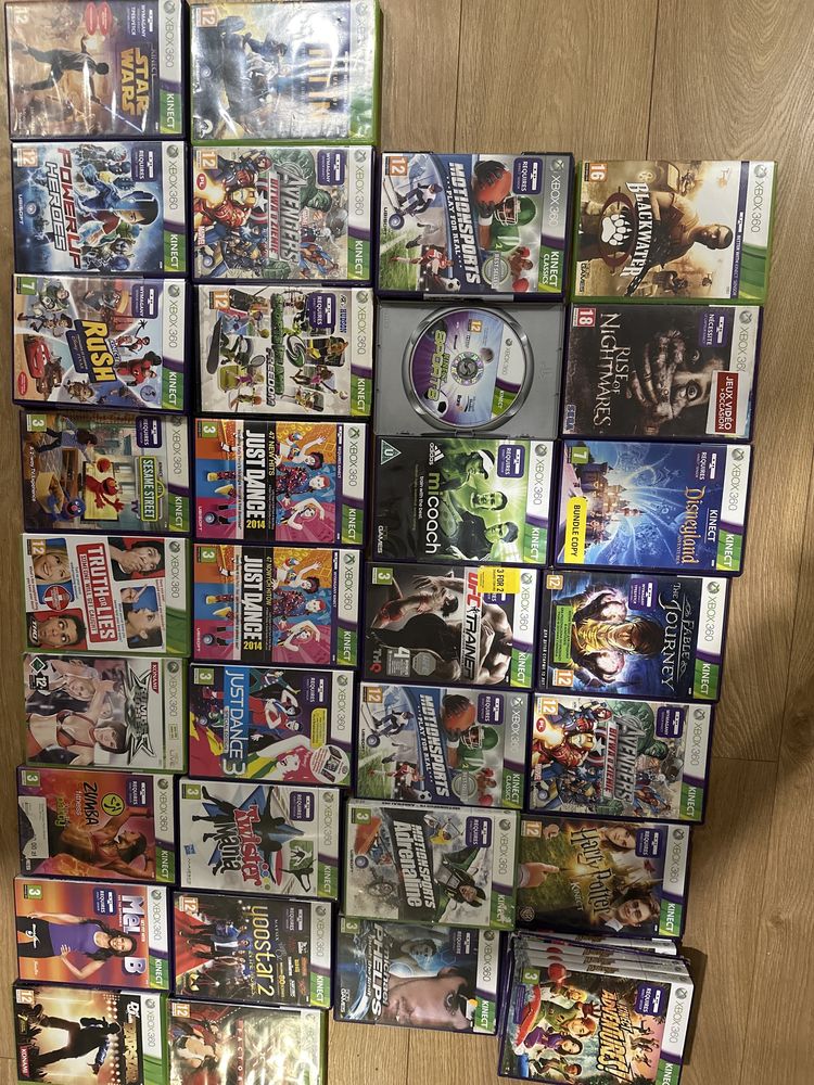 Gry Xbox360 one S X Series kinect lego rayman minecraft just dance F1