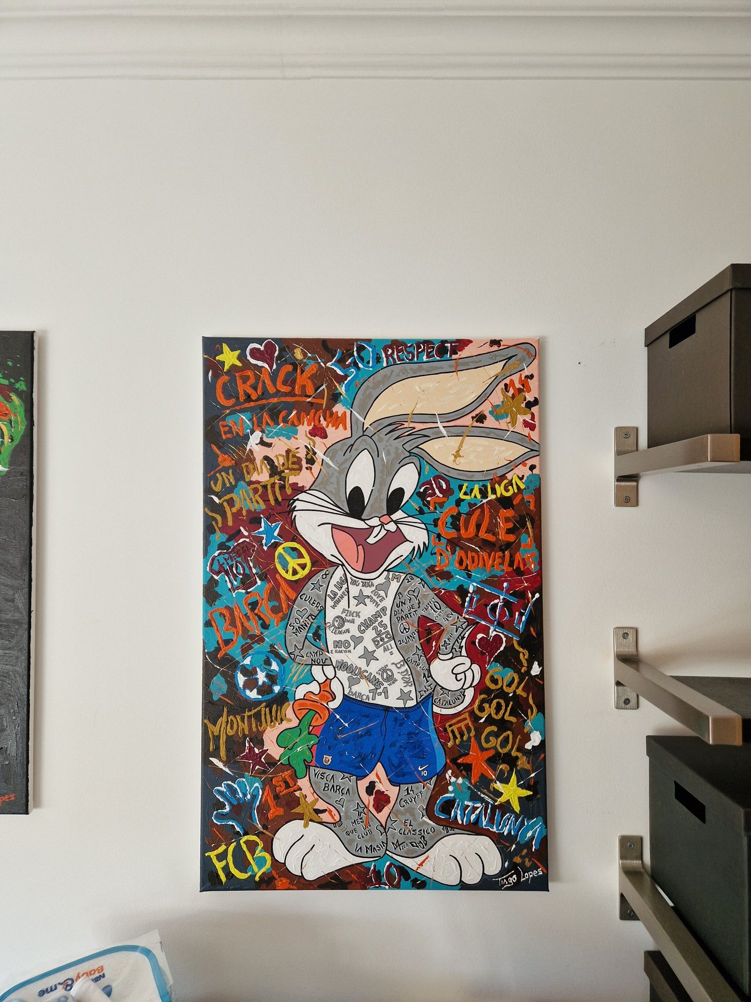 Quadro Pop-Art Bugs Bunny Soccer 2025-18