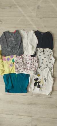 Zestaw bluz dziewczęcych 92/98/104 bluzki/swetry/Zara/Quechua
