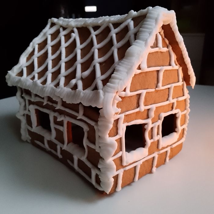 Ręcznie robiony domek z piernika