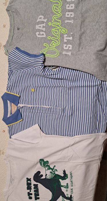 Conjunto 6 T-shirt 1 camisa 1 calça de Treino  -Rapaz T.13 e T.14