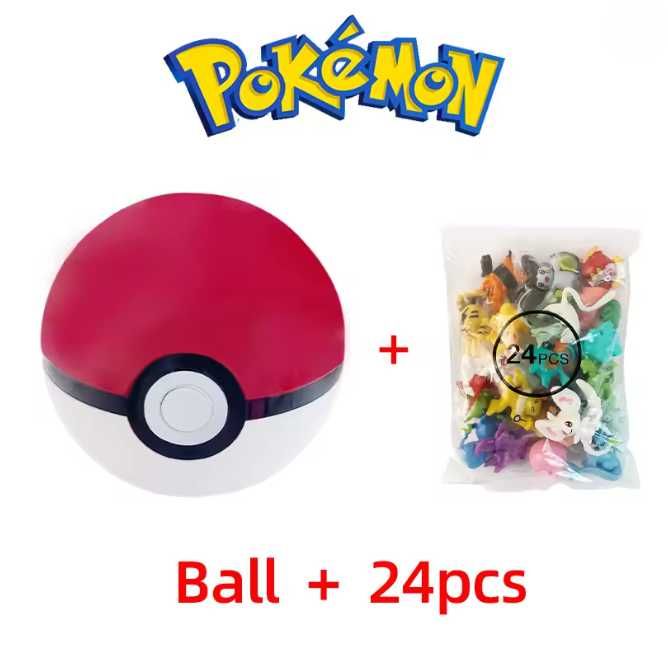 Pokémon Pokebola + 24 mini figuras