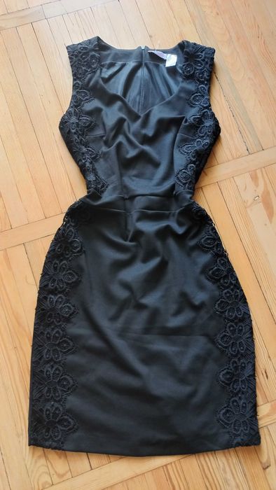 Чорна сукня футляр вишиванка 48 50 розмір нова