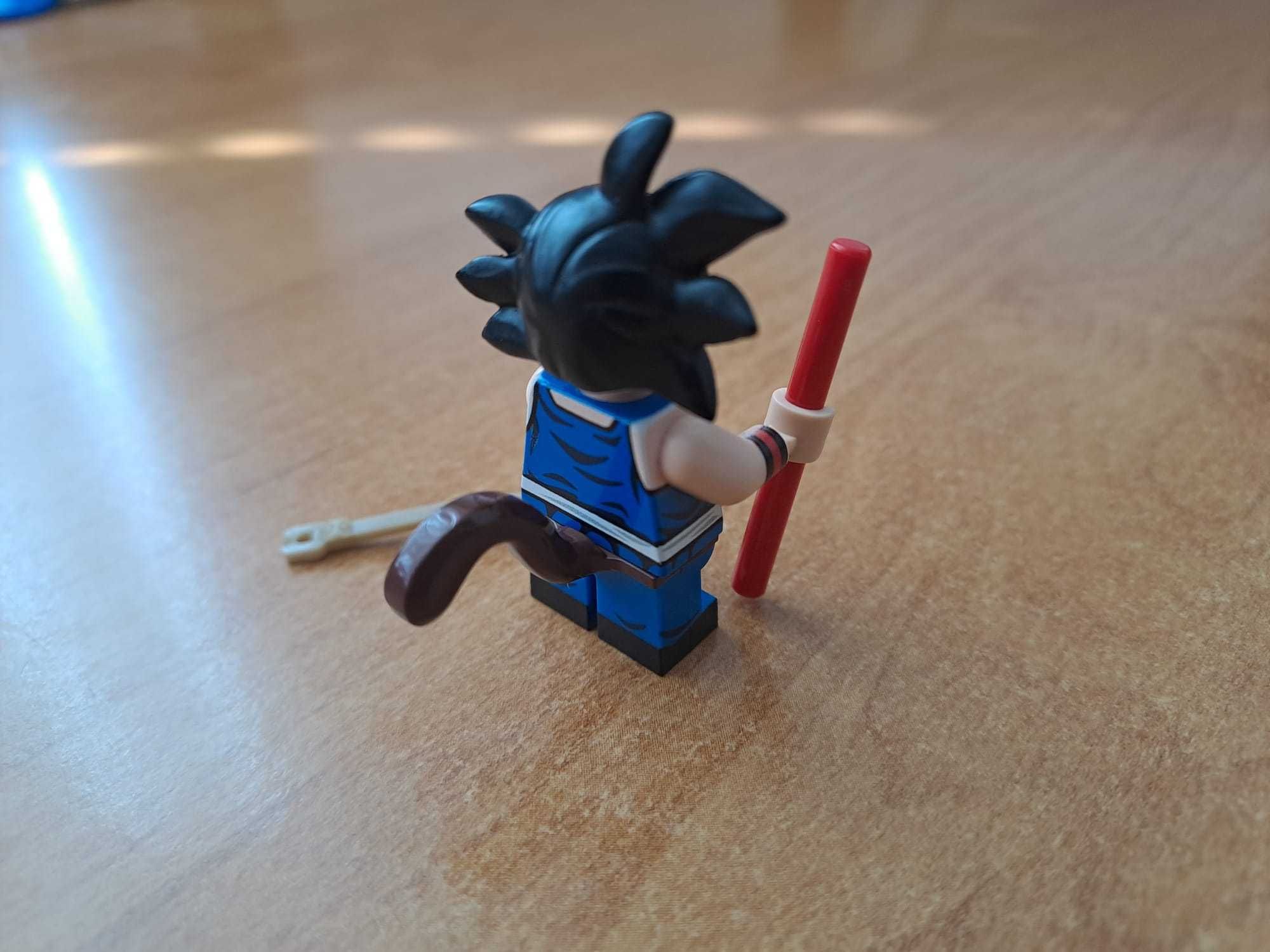 Lego - Minifigurka - chibi Son Goku - Dragonball - Custom