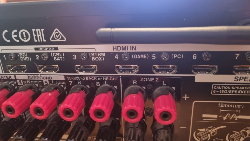 Amplituner Onkyo TX-NR656, używany