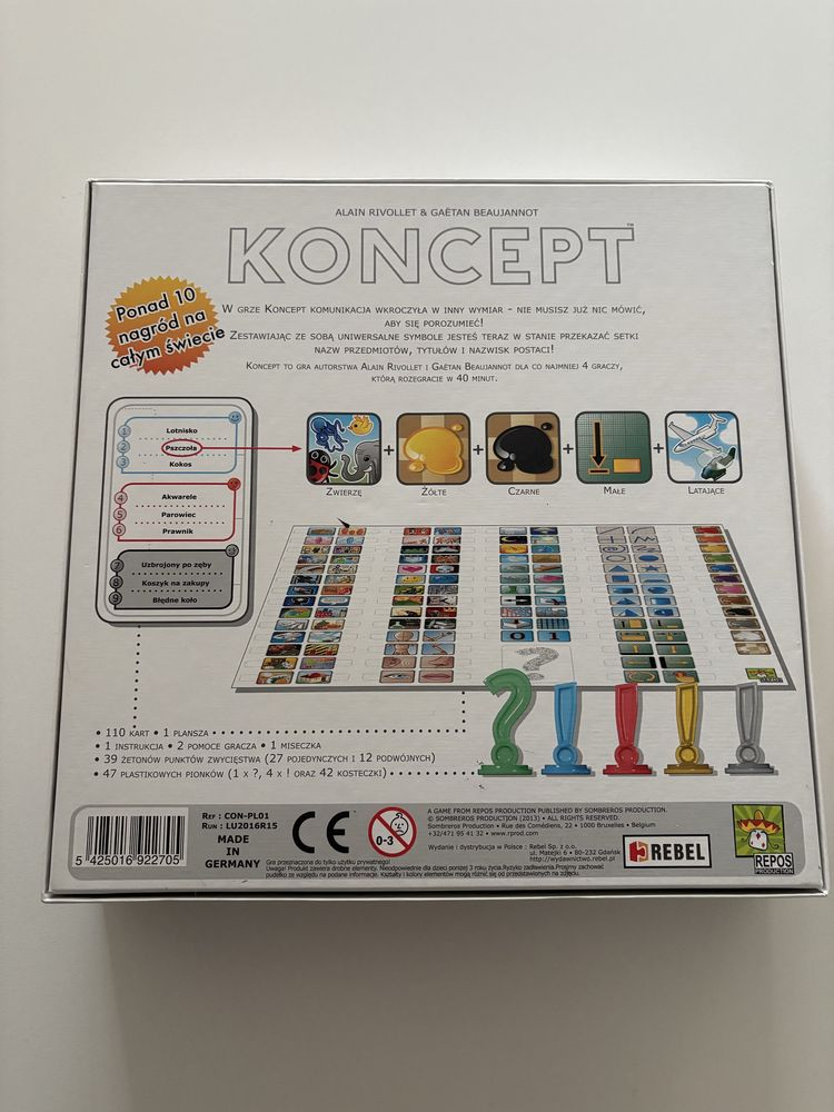 Gra planszowa Koncept