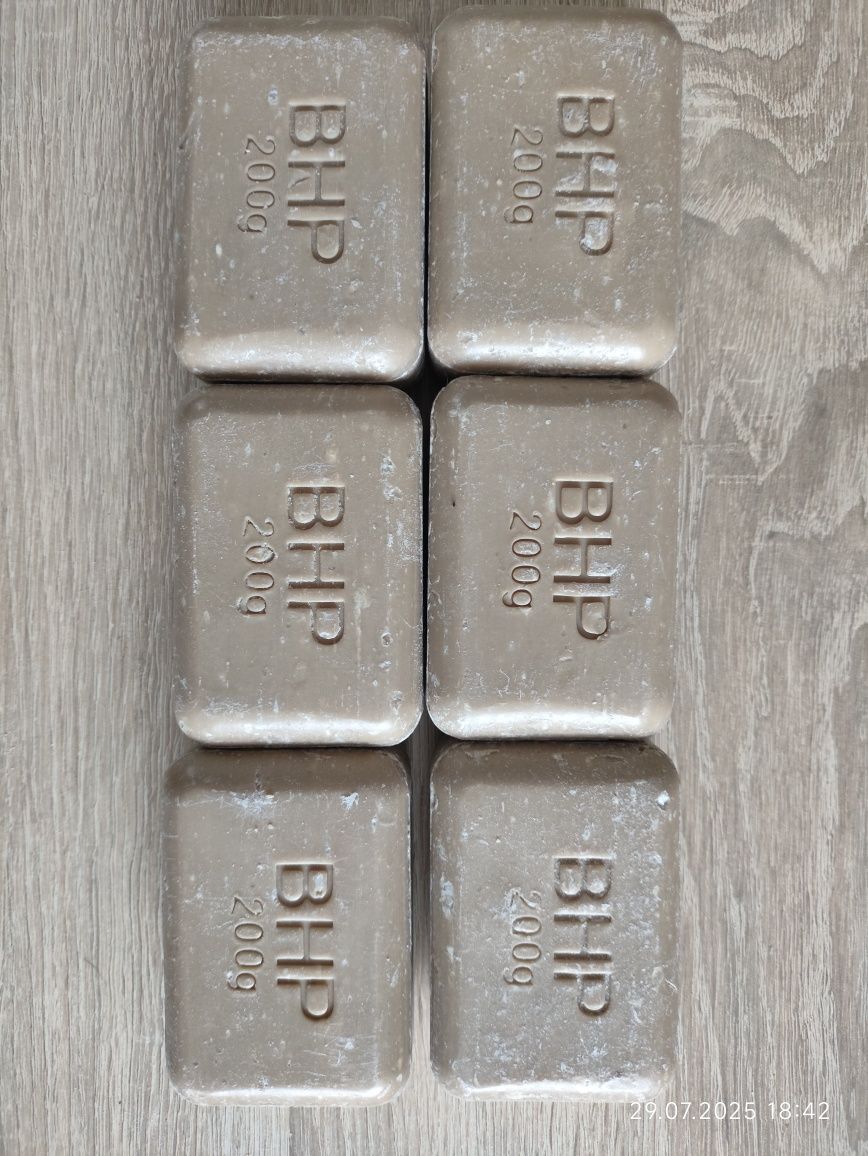Szare  mydło   BHP 6 sztuk