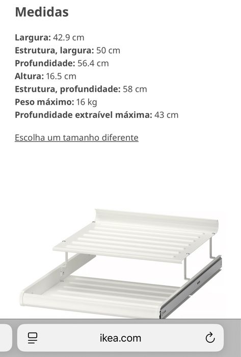 Sapateira IKEA 50x58cm