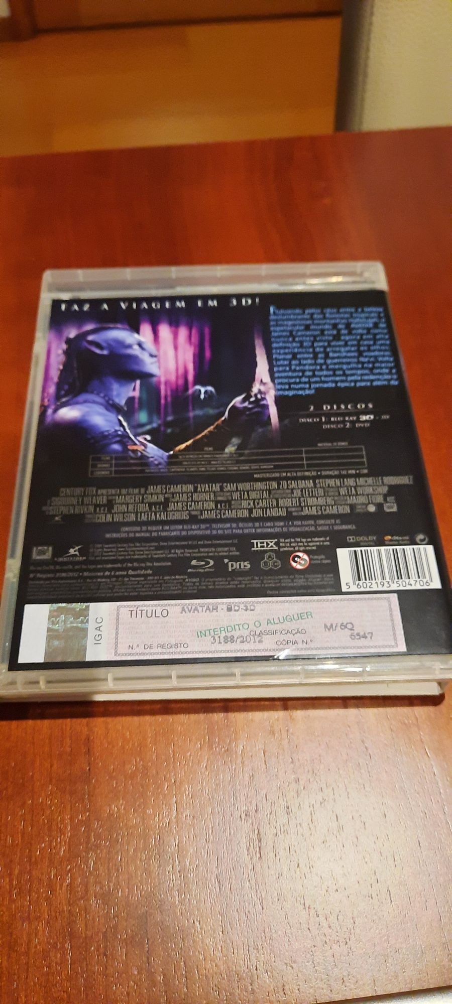 AVATAR 3D Bluray