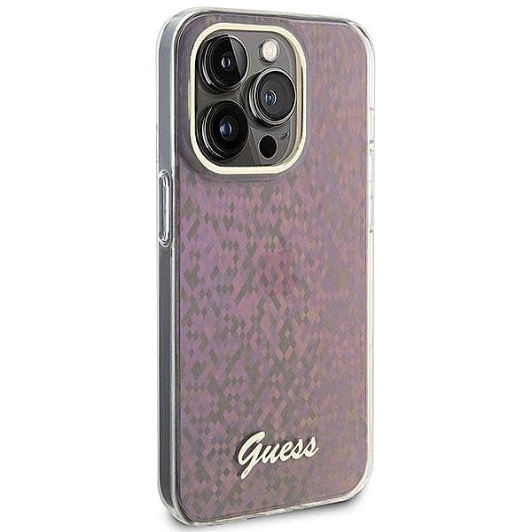Etui Guess IML Faceted Mirror Disco Iridescent do iPhone 15 Pro Max -