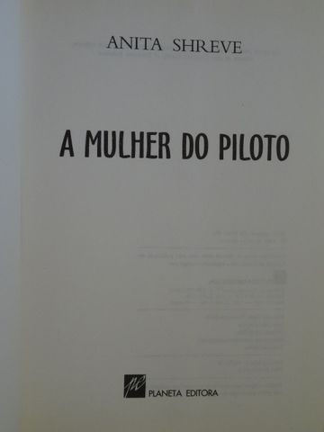 A Mulher do Piloto de Anita Shreve