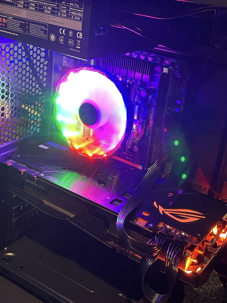 GTX 1080Ti 11GB | 12 ядер | 16GB DDR4 | 128GB SSD | 600W Ігровий ПК
