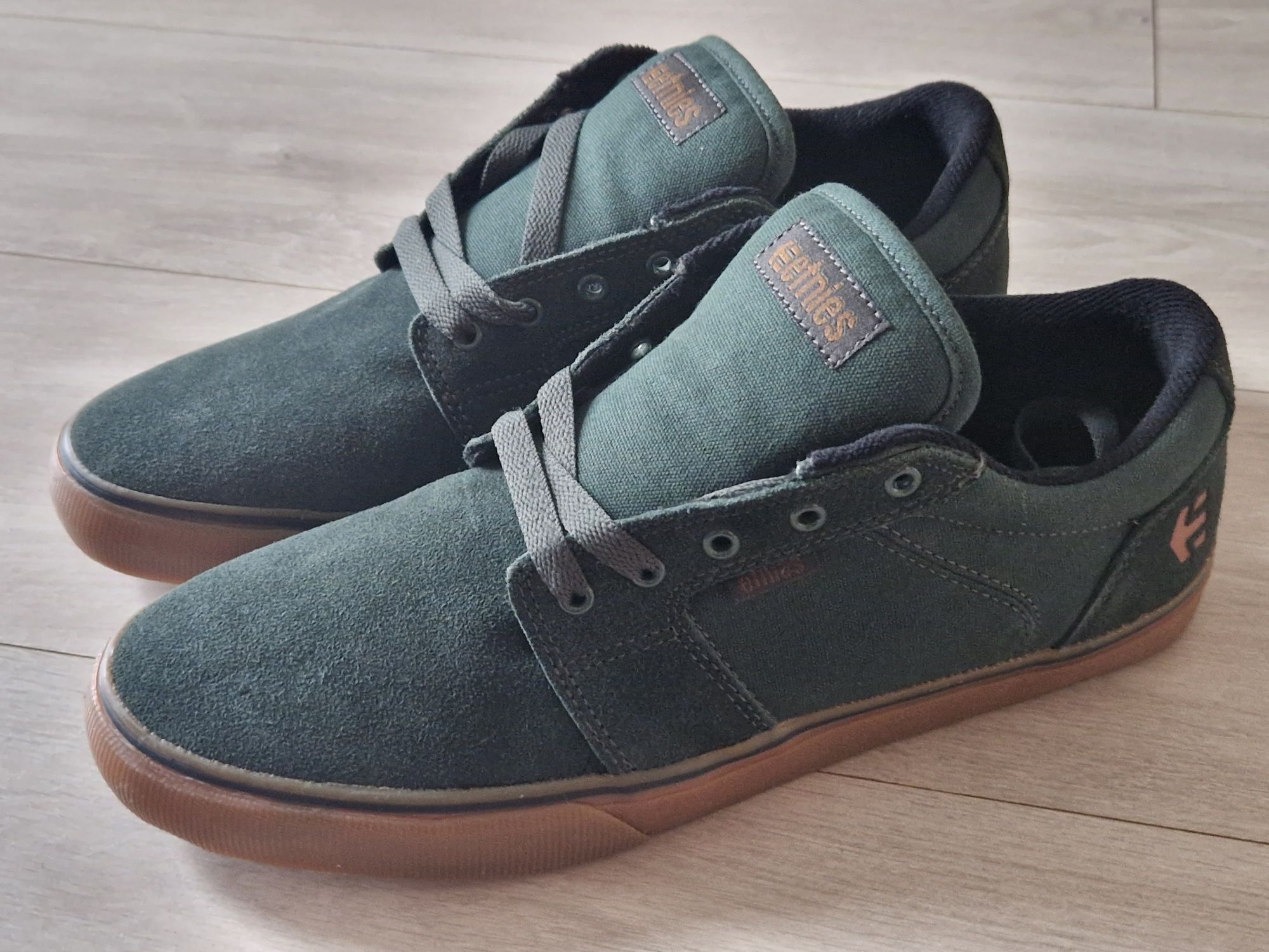 Nowe buty Etnies Barge LS green/gum roz. 45 29cm