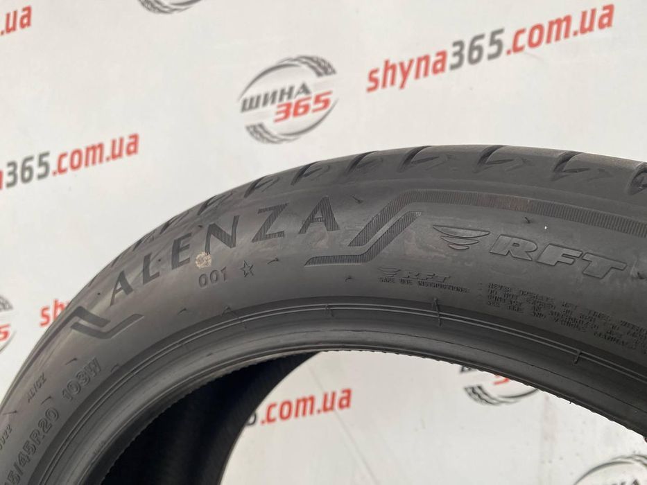 275/40 r20 bridgestone alenza 001 run flat 6mm шини бу