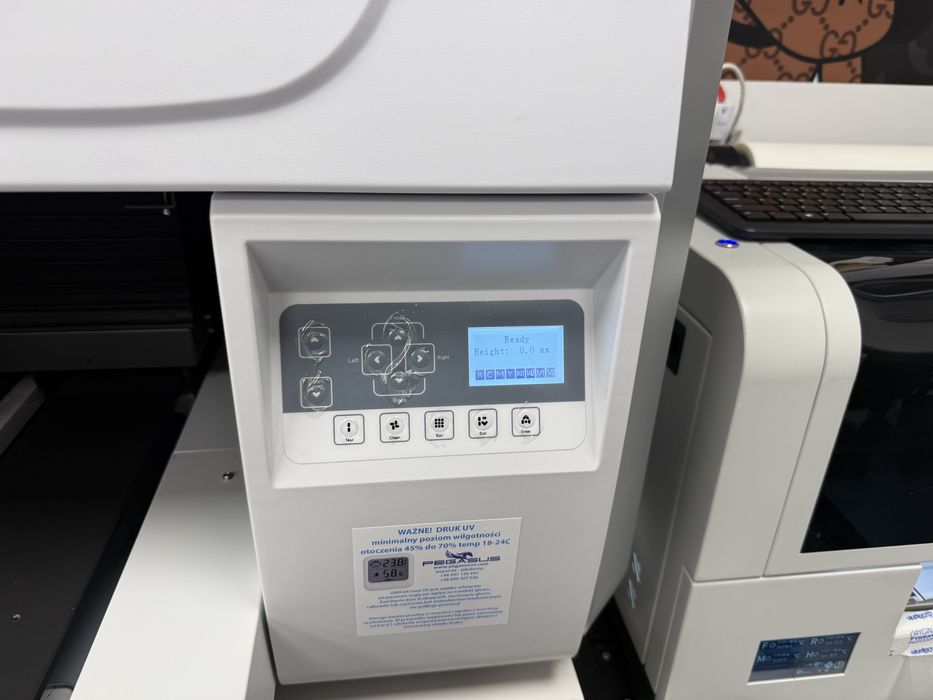 Drukarka UV Piccolo A3+ PegasusUV - praktycznie nowa! Mega zestaw!