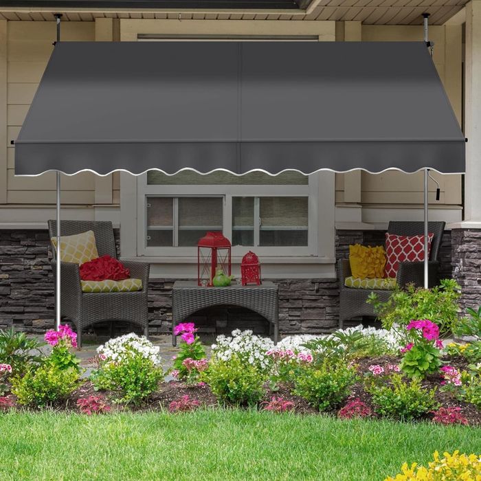 Markiza balkonowa z korbą szerokość 300cm  z regulacją wysokości osłon