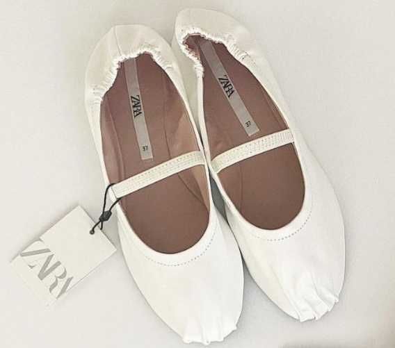 Buty damskie  dla dziewczynki ZARA rozmiar 37 24 cm balerinki