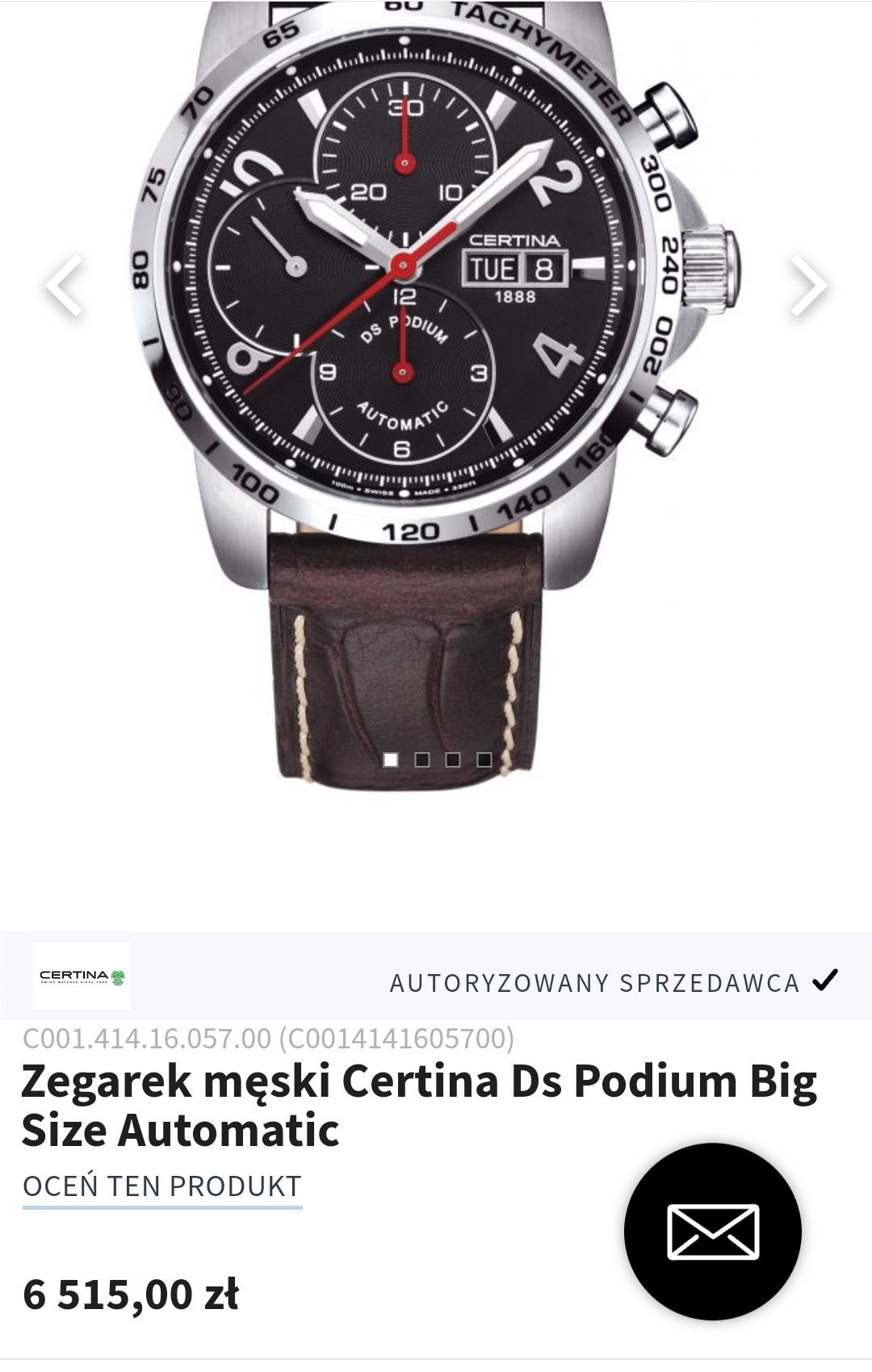 Zegarek Certina Ds Podium Automatic7750