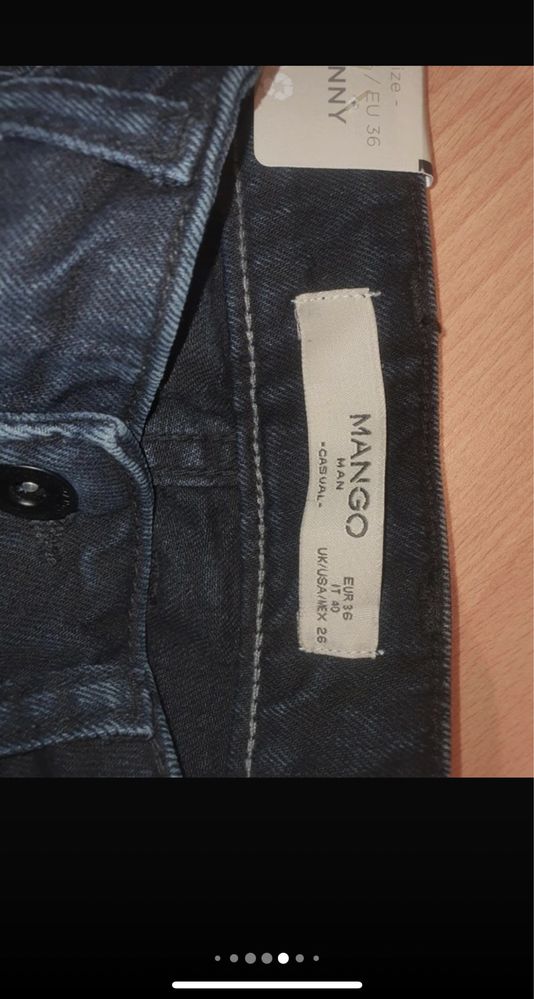 Spodnie damskie jeansowe Mango