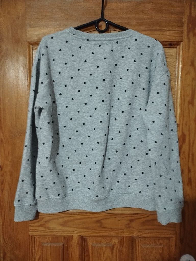 Bluza z kotem szara