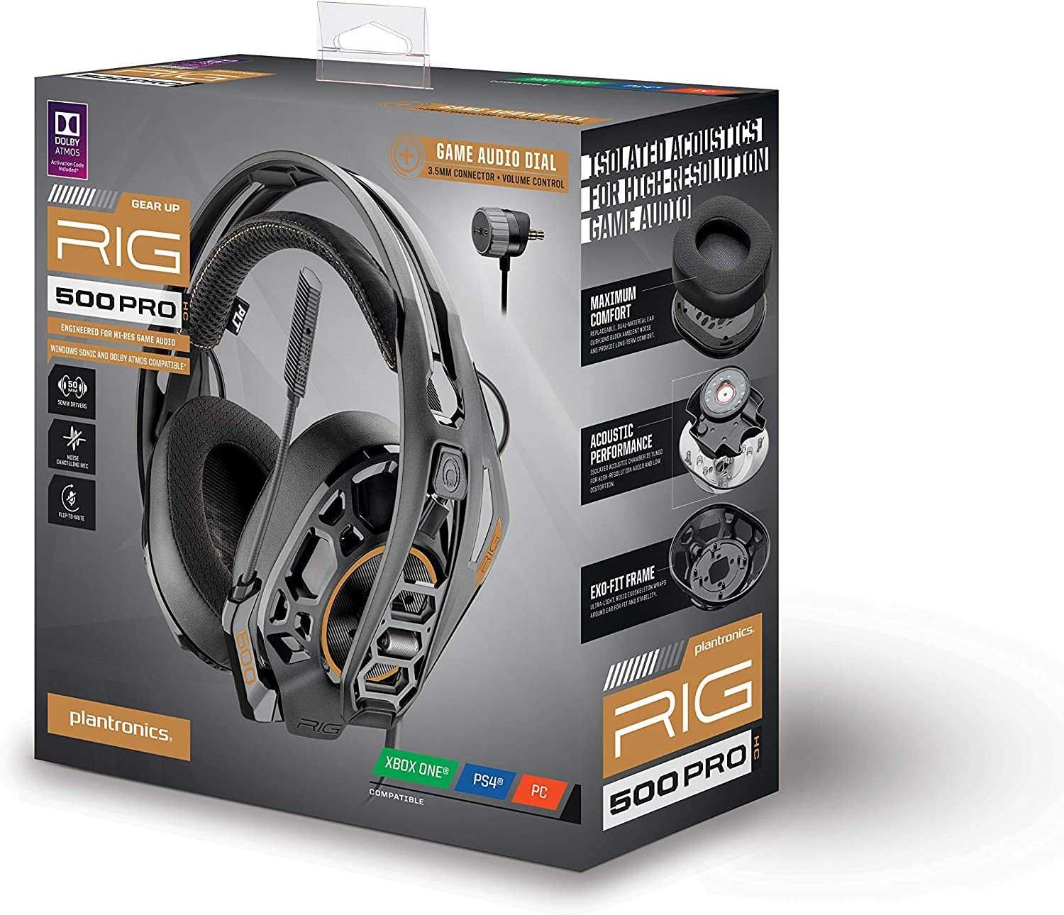 навушники Plantronics Rig 500 Pro Hc