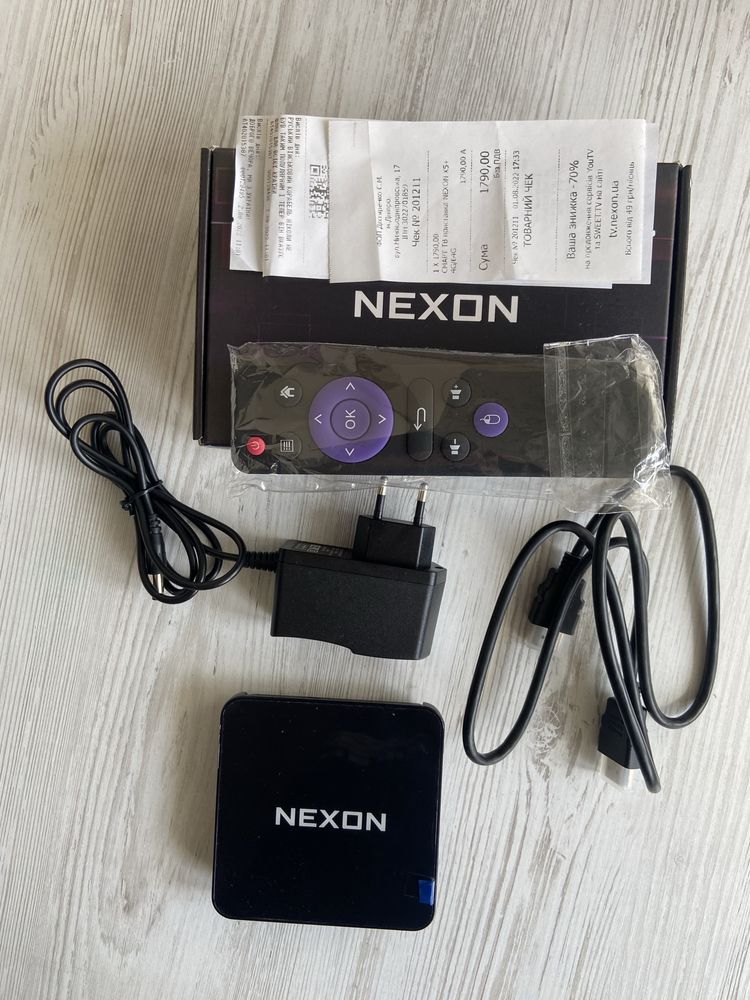 ТВ приставка медиаплеер NEXON X5+ 4g/64g б/у