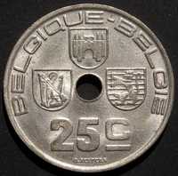 Belgia 25 centimes 1939 - stan 1/2