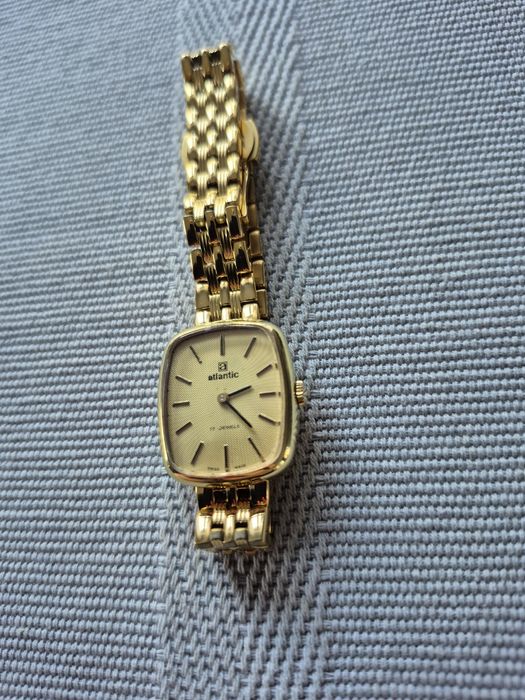 Piekny damski zegarek mechaniczny Atlantic