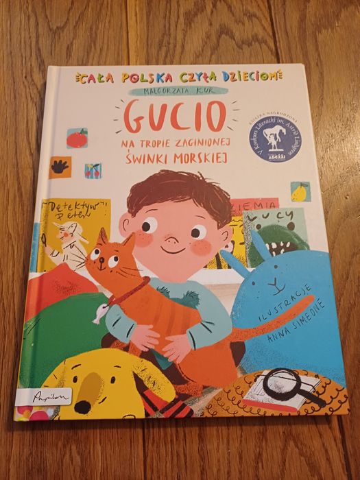 Sprzedam książkę "Gucio na tropie zaginonej świnki morskiej"