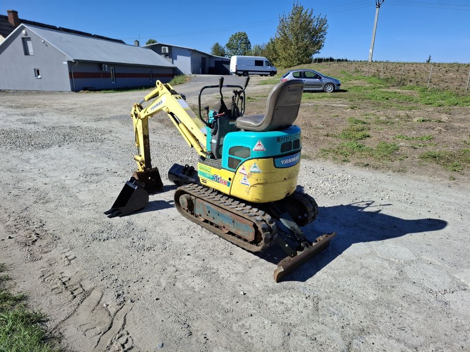 Mini Koparka Yanmar SV 08  12km  rozsuwane gąsienice 3 łyżki
