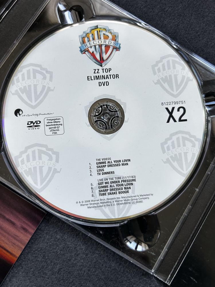 Płyta ZZTOP eliminator CD+DVD