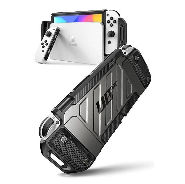 Pancerne Etui Nintendo Switch Oled miejsce Na 5 Kart Supcase Unicorn B
