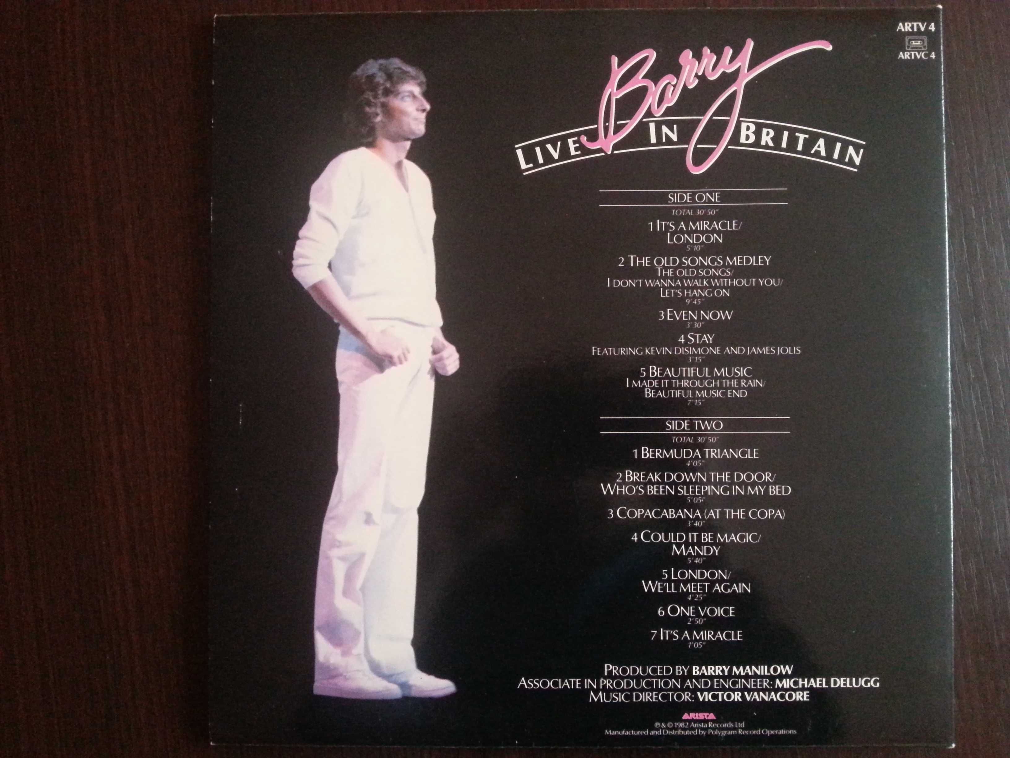 Barry Manilow – Barry Live In Britain - winyl