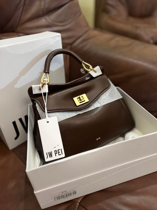 Сумка JW PEI lucia | dark brown | коричнева