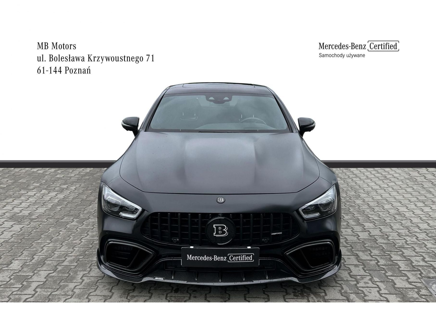 Mercedes-Benz AMG GT 800 Brabus salon Polska od dealera VAT23%
