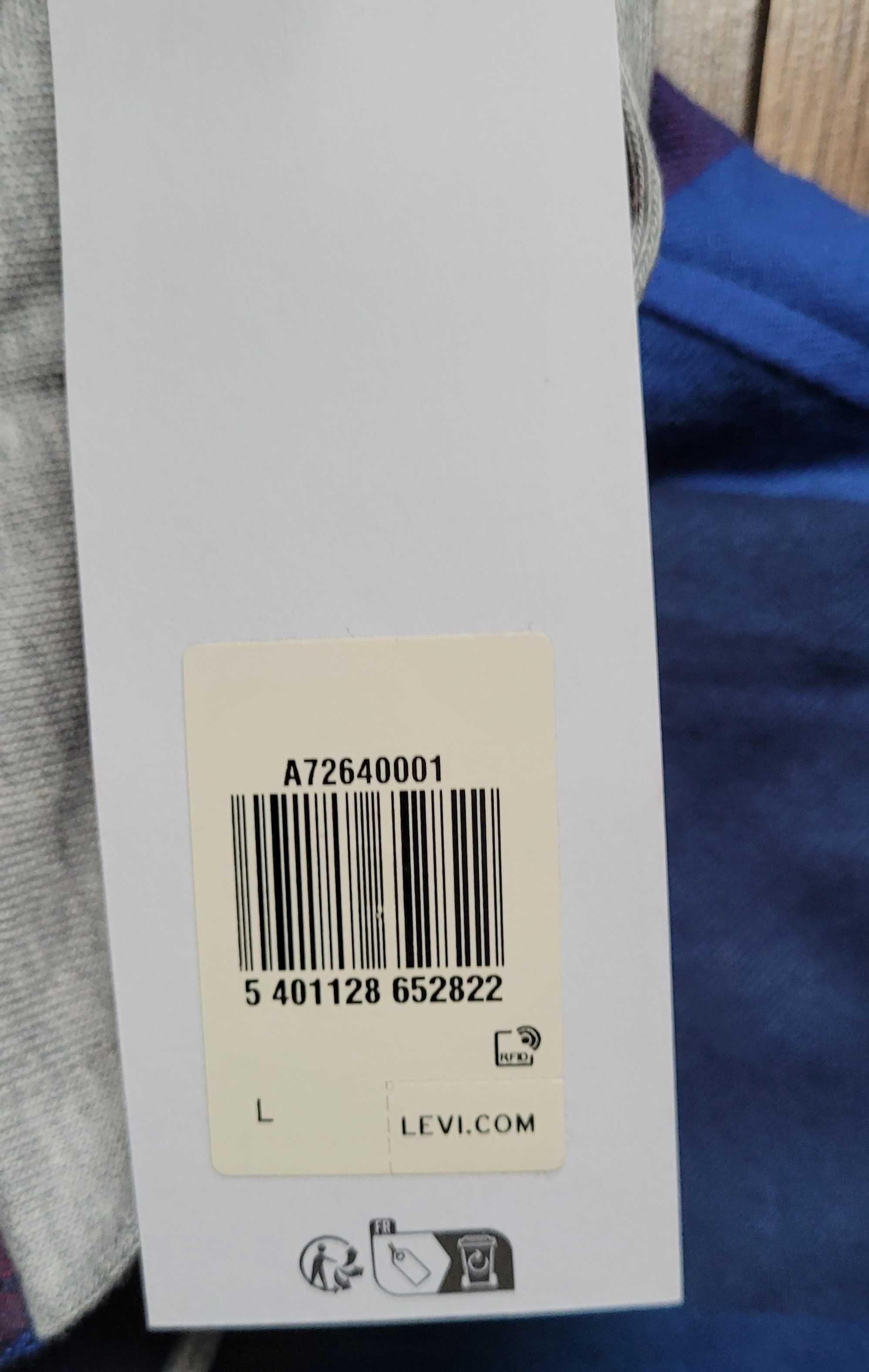 koszula wierzchnia Levi's Jack Worker z kapturem L kurtka w kratę NOWA