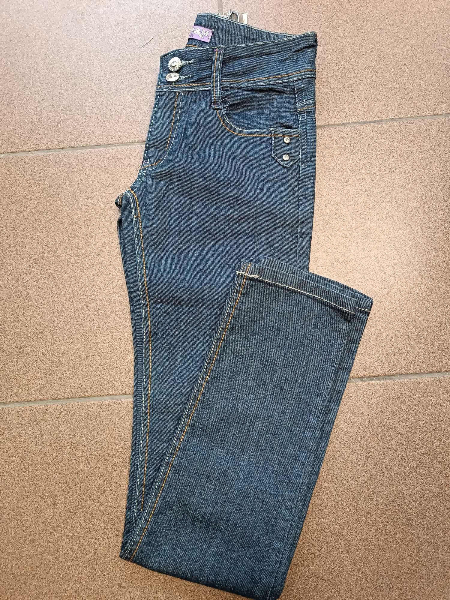 spodnie dziewczęce jeans 158/164