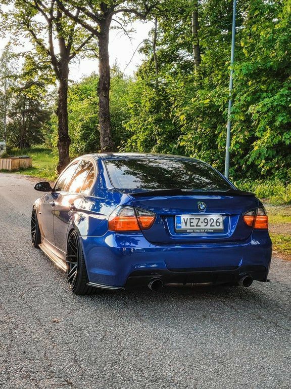 Lotka/spoiler PSM do BMW E90  Piano Black/Carbon