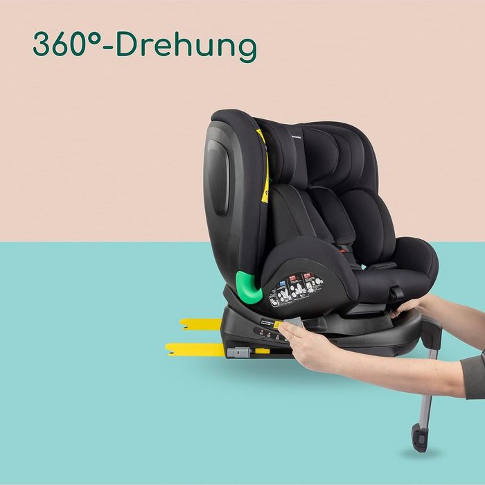 EvolveFix Plus i-Size 0-36 Rwf Bebeconfort Black