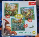 Puzzle Trefl 4+ dinozaury