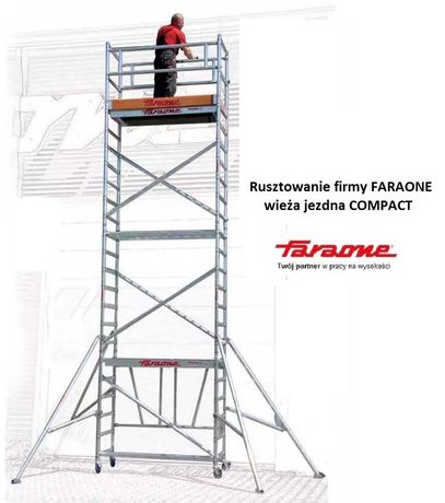Rusztowanie FARAONE - wieża jezdna COMPACT 75 x 180 cm - 3 650 zł