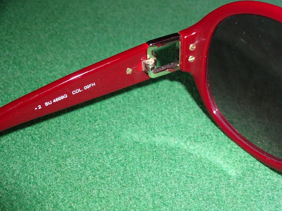 FURLA made in Italy 100% oryg. bordowe MODNE okulary przeciwsłoneczne