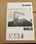 BLANCO LINUS-S Bateria kuchenna antracyt