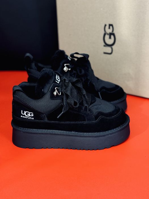 Кроссовки UGG Lowmel Australia Овчина Угг, Уггі натуральный замш /Уги